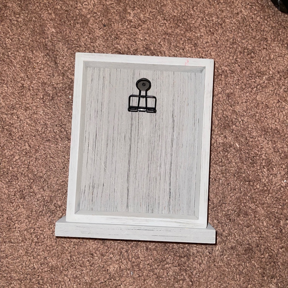 picture frame & sunflower decor both.